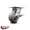Service Caster 5 Inch Heavy Duty Thermoplastic Rubber Caster with Roller Bearing and Brake SCC SCC-35S520-TPRRF-SLB - alternate 4